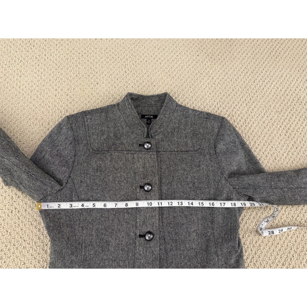 apt. 9 women wool blend blazer size 10 - Picture 6 of 11
